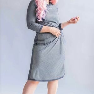 Large grey athleisure dress. Gently worn.